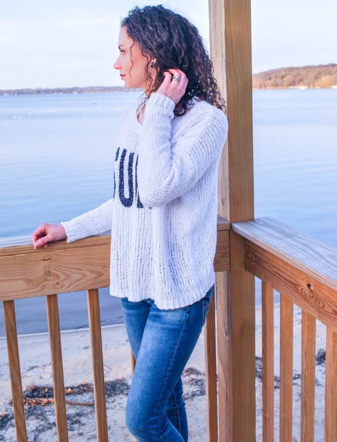 Dreaming of the Beach- Aerie Surf Sweater