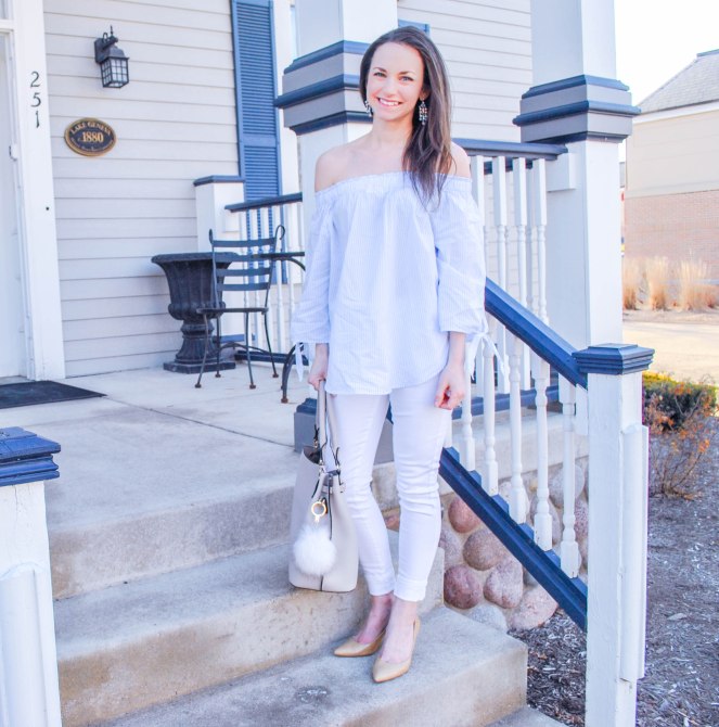 A Spring Must Have- H&amp;M Off the Shoulder Top