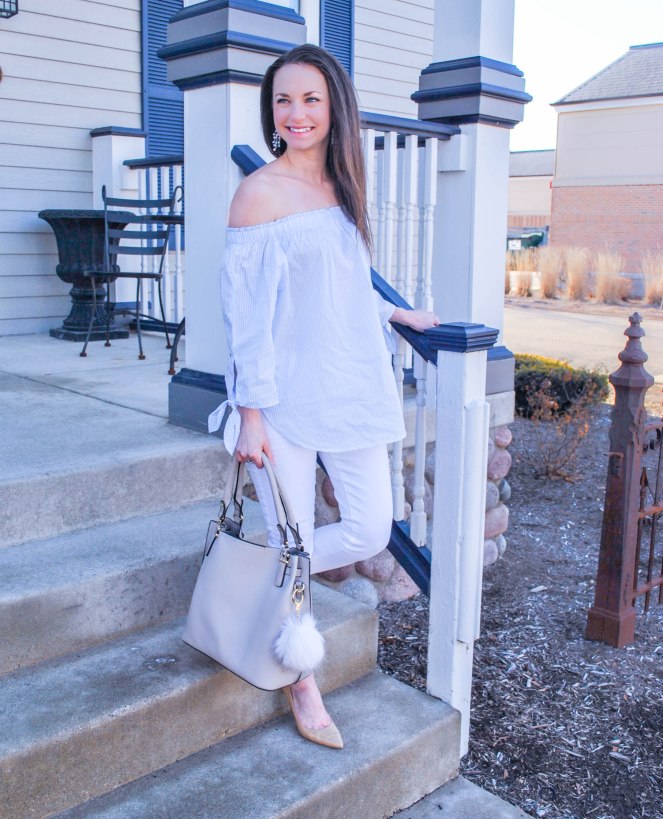 A Spring Must Have- H&amp;M Off the Shoulder Top