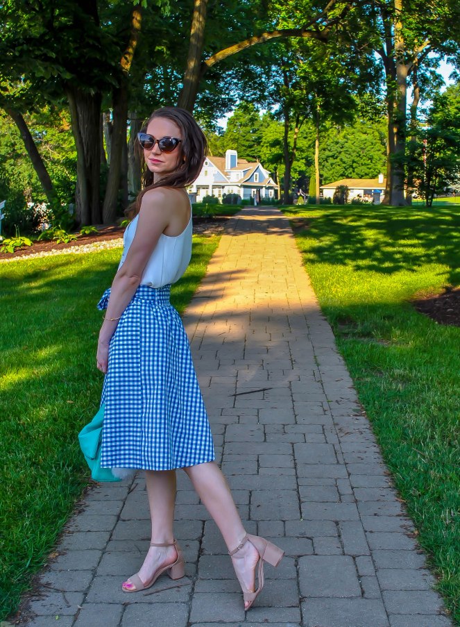 4th of July Outfit//Lauren James Circle Skirt Review