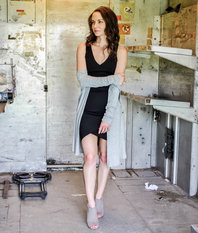 Dressing Down a Little Black Dress with Jasper Plum Boutique