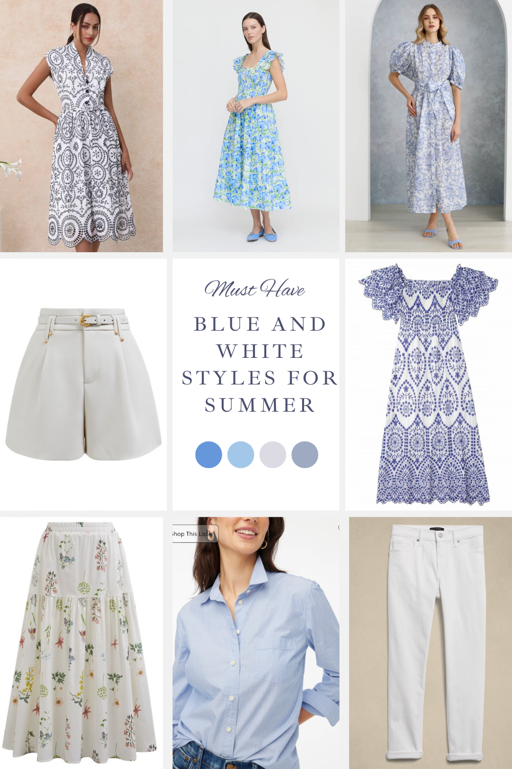 Must Have Blue and White Styles for Summer – Modest Petite Daily